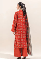 Lawn - Beechtree - Summer Unstitched - BT1S24U74 - Tangerine Fun