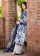 Lawn - Asifa & Nabeel - Yakin - Dew and Dahlia - (YKL25-02)