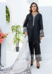 Lawn - Abeer Rasheed - Farzana - Luxury 25 - AR#10 - Midnight Floral