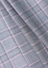 Dormeuil Echo Super 130's Wool Fabric - P Grey
