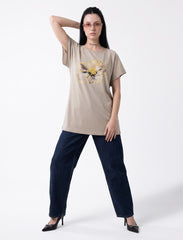 Pret - Moven - Round Neck T-Shirt - Skin