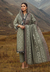 Winter - Riwaj - Printed Marina - 3 Pcs - Wool Shawl 25 - D#57