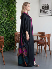 Pret - Moven - Silk Jacquard Women's Shrug - Black