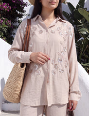 Pret - Moven - Sequinned Vines Co-Ord - Skin