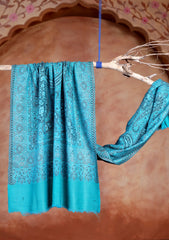 Pashmina Jamawar Scarf D#83 - S Green