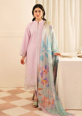 Lawn - Sahar - Jacquard Embroidered - FL-V1-S25-02 - Lilac Bloom