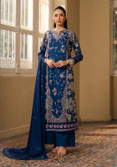 Lawn - Afrozeh - Daybreak - Printed Kari 26 - FWU#0011 - DUSKMELT