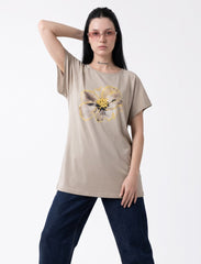 Pret - Moven - Round Neck T-Shirt - Skin