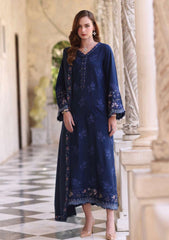 Winter - Noor by Saadia Asad - Pashmina Shawl 25 - NSP#04 - Sapphire