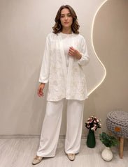 Pret - Moven - Floral Patterned 2 Piece - White