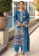 Lawn - Tessa - Luxury Lawn 25 - D#04 - Sapphire Dusk