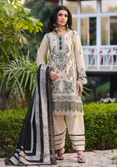 Lawn - Menaal - Luxury 26 - MLL#04 - IVORY ELEGANCE