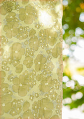 Digital Printed Lawn Shawl Qalamkar Patch D - 03 - M Pista