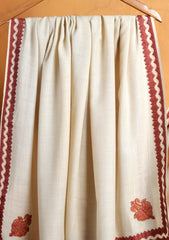 Pashmina Embroidered Border Shawl D#230 - Skin