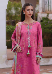 Lawn - Farah Talib Aziz - Luxury Unstitched 26 - FTA#05 - Palmira Pink