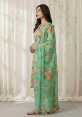 Lawn - Rubaaiyat - Chikankari 26 - Organza Dupatta - D#03 - D Green