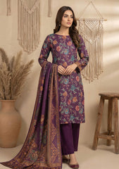 Winter - Rubaaiyat - D Prints - Marina 26 - Wool Shawl - RPM#14 - D Magenta