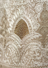 Pashmina Ari Work Scarf D - 01 - L Brown