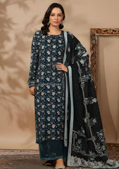 Winter - Riwaj - Velvet Suit - Printed Edit - D#30 - D Zink