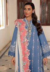 Winter Collection - Crimson - Aaleen - Winter Unstitched 24 - Modern Memsaab