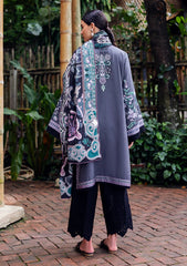 Winter - Mushq - Hemline - Symphony - Karandi Edit 25 - HUN#205 - Silver Mist