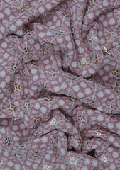 Elite Men Embroidered Sequence Viscose Fabric - Light Pink
