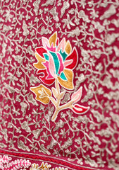 Pashmina Ari Work Scarf D - 04 - Magenta