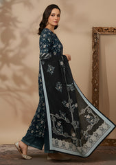 Winter - Riwaj - Velvet Suit - Printed Edit - D#30 - D Zink