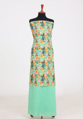 Lawn - Rubaaiyat - Chikankari 26 - Organza Dupatta - D#03 - D Green