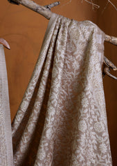 Pashmina Jamawar Ari Work Shawl D#06 - Skin 2