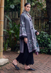 Winter - Mushq - Hemline - Symphony - Karandi Edit 25 - HUN#205 - Silver Mist