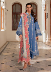 Winter Collection - Crimson - Aaleen - Winter Unstitched 24 - Modern Memsaab