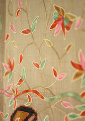 Pashmina Wool Ari Work Shawl D - 06 - Skin