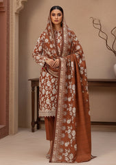 Winter - Riwaj - Printed Marina - 3 Pcs - Wool Shawl 25 - D#22