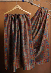 Pashmina Zari Jamawar Shawl D#115 - Multi