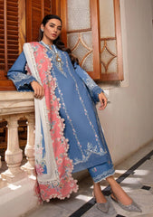 Winter Collection - Crimson - Aaleen - Winter Unstitched 24 - Modern Memsaab