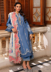 Winter Collection - Crimson - Aaleen - Winter Unstitched 24 - Modern Memsaab