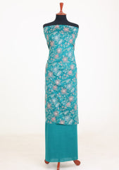 Lawn - Rubaaiyat - Embroidered 26 - Chiffon Dupatta - D#27 - Green