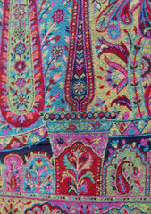 Pashmina Kani Jamawer Shawl D - 144 - Blue