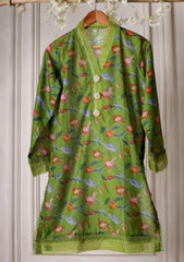 Pret - Rubaaiyat - Printed Lawn Shirt - Green