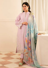 Lawn - Sahar - Jacquard Embroidered - FL-V1-S25-02 - Lilac Bloom