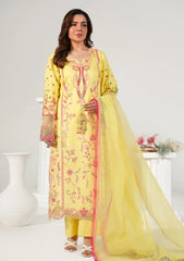Lawn - Abeer Rasheed - Laal - Luxury 26 - Yellow