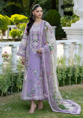 Lawn - Elaf Premium - Signature Embroidered 26 - Vol II - ESG#01B - BIANCA