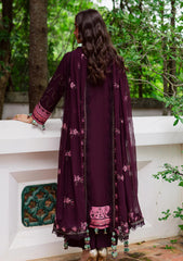 Winter - Marjjan - Bella 25 - Embroidered Karandi - MWK#42 B - MAGENTA