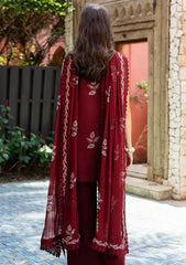 Lawn - Marjjan - Seraya - Embroidered 25 - MBL#19-B - MAROON