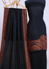 Winter - Riwaj - Pashmina Jamawar Suit - Patch Work - D#11 - Multi