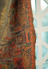 Pure Pashmina Kaani Jamawar Shawl D - 011F - Multi