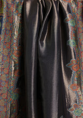 Pashmina Zari Jamawar Shawl D#18 - N Blue