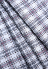 Ermenegildo Zegna Wool & Silk Fabric - R Grey