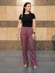 Pret - Moven - Cotton Linen Trouser - Tea Pink